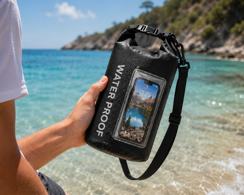 Waterproof Dry Bag — Roll-Top Beach Pack
