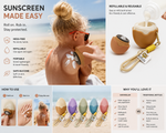 Sunscreen Roller Applicator Bottle — No-Mess SPF On the Go 2