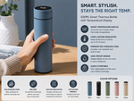 Smart LED Temperature Water Bottle — 32oz Insulated 2