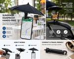 Phone Screen Sun Shade Umbrella — Anti-Glare Clip 2