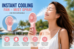 Misting Water Spray Fan — Instant Beach Cooldown 2