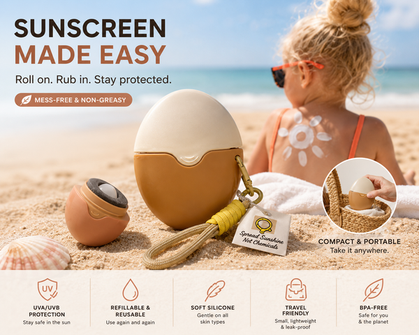 Sunscreen Roller Applicator Bottle — No-Mess SPF On the Go