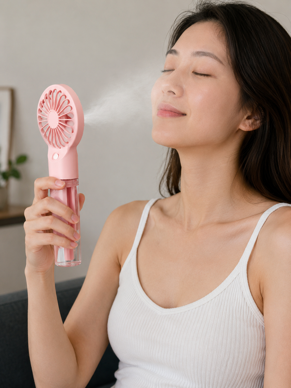 Misting Water Spray Fan — Instant Beach Cooldown